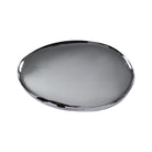 Plato ovalado decorativo en plata pulida - Vilá Decoración - Muebles y decoración en Medellín y Colombia