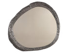 Espejo decorativo gris metálico con forma orgánica - Vilá Decoración - Muebles y decoración en Medellín y Colombia