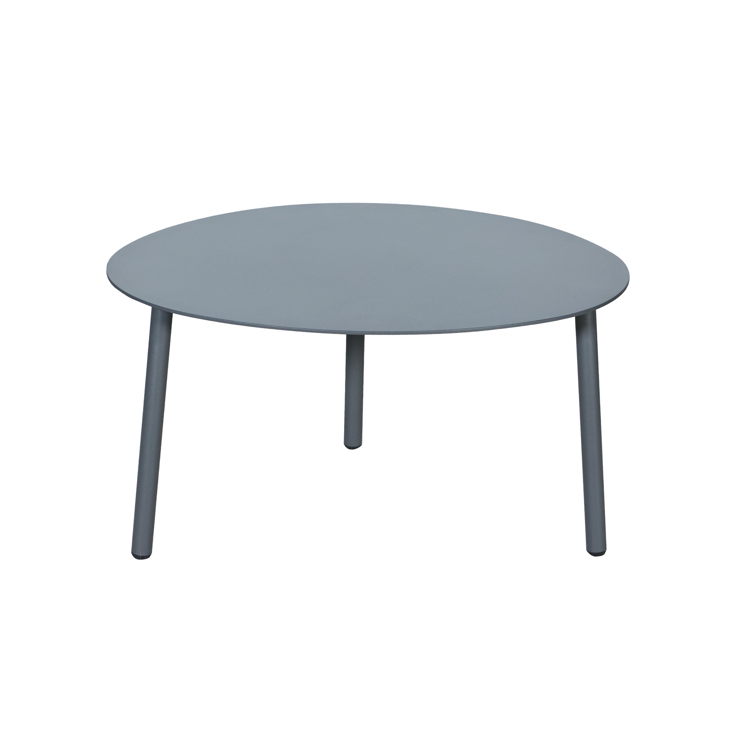 Mesa de centro mediana gris para exterior - Vilá Decoración - Muebles y decoración en Medellín y Colombia