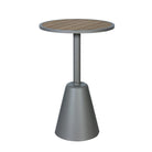 Mesa de barra gris oscuro para exterior - Vilá Decoración - Muebles y decoración en Medellín y Colombia