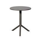 Mesa circular gris mate para jardín exterior - Vilá Decoración - Muebles y decoración en Medellín y Colombia