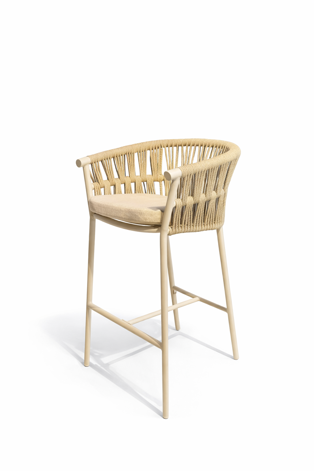 Silla de bar moderna de lujo para terraza o jardín