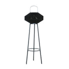 Farol negro de pie 120 cm para exteriores - Vilá Decoración - Muebles y decoración en Medellín y Colombia