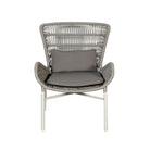 Silla exterior gris con cojín para jardín - Vilá Decoración - Muebles y decoración en Medellín y Colombia