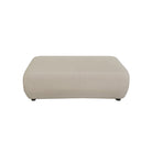 Puff rectangular beige para interior y exterior - Vilá Decoración - Muebles y decoración en Medellín y Colombia