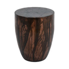 Mesa auxiliar cobre oscuro con diseño artístico - Vilá Decoración - Muebles y decoración en Medellín y Colombia