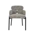 Silla moderna gris de metal para interiores - Vilá Decoración - Muebles y decoración en Medellín y Colombia