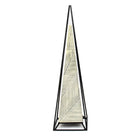 Pirámide decorativa grande negra para interiores - Vilá Decoración - Muebles y decoración en Medellín y Colombia