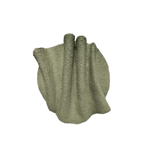 Aplique de pared en piedra texturizada color neutro para iluminación decorativa interior