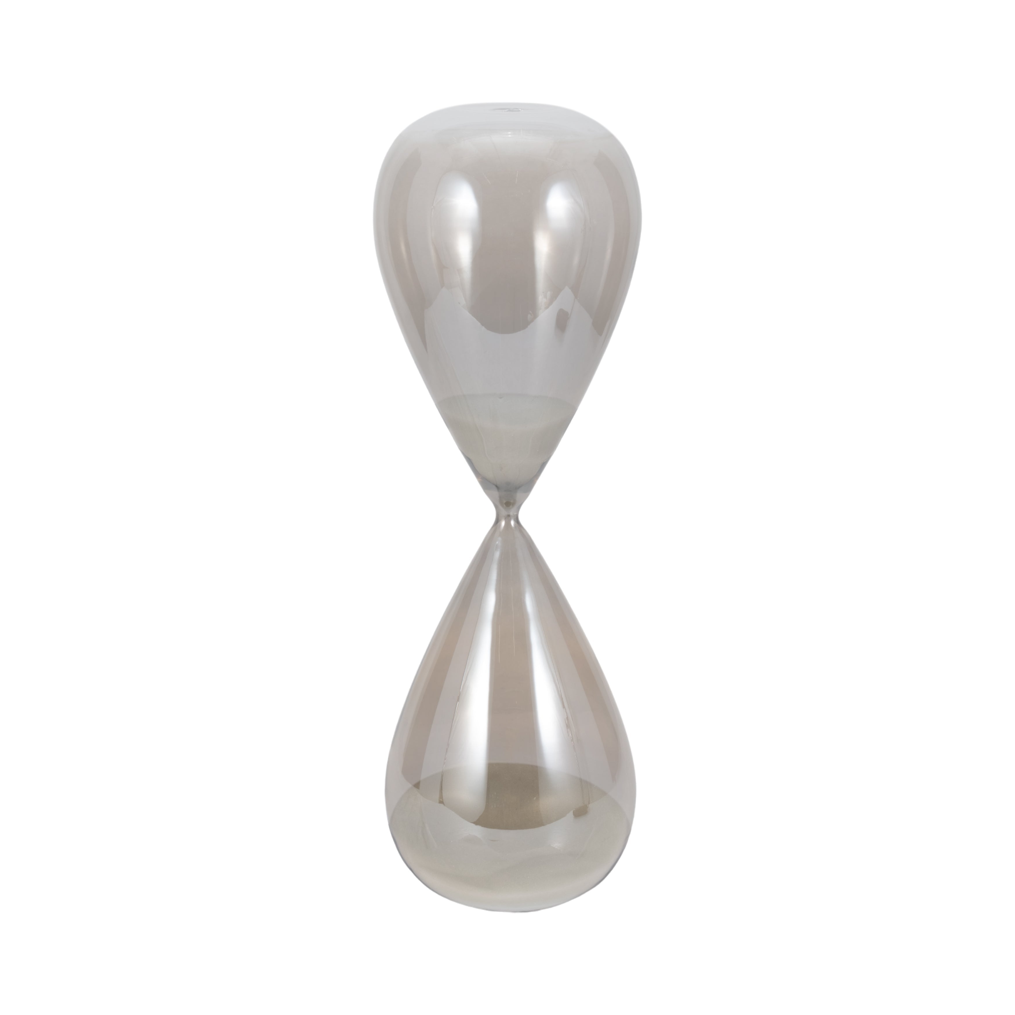 Reloj de arena decorativo transparente mediano - Vilá Decoración - Muebles y decoración en Medellín y Colombia