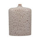 Jarrón de gres beige con manchas para flores - Vilá Decoración - Muebles y decoración en Medellín y Colombia