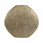 Jarrón decorativo dorado mediano para interiores - Vilá Decoración - Muebles y decoración en Medellín y Colombia