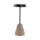 Mesa auxiliar moderna negra y beige para sala - Vilá Decoración - Muebles y decoración en Medellín y Colombia
