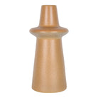 Jarrón cerámico marrón brillante decorativo - Vilá Decoración - Muebles y decoración en Medellín y Colombia