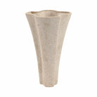 Jarrón cerámico beige moderno para interior - Vilá Decoración - Muebles y decoración en Medellín y Colombia