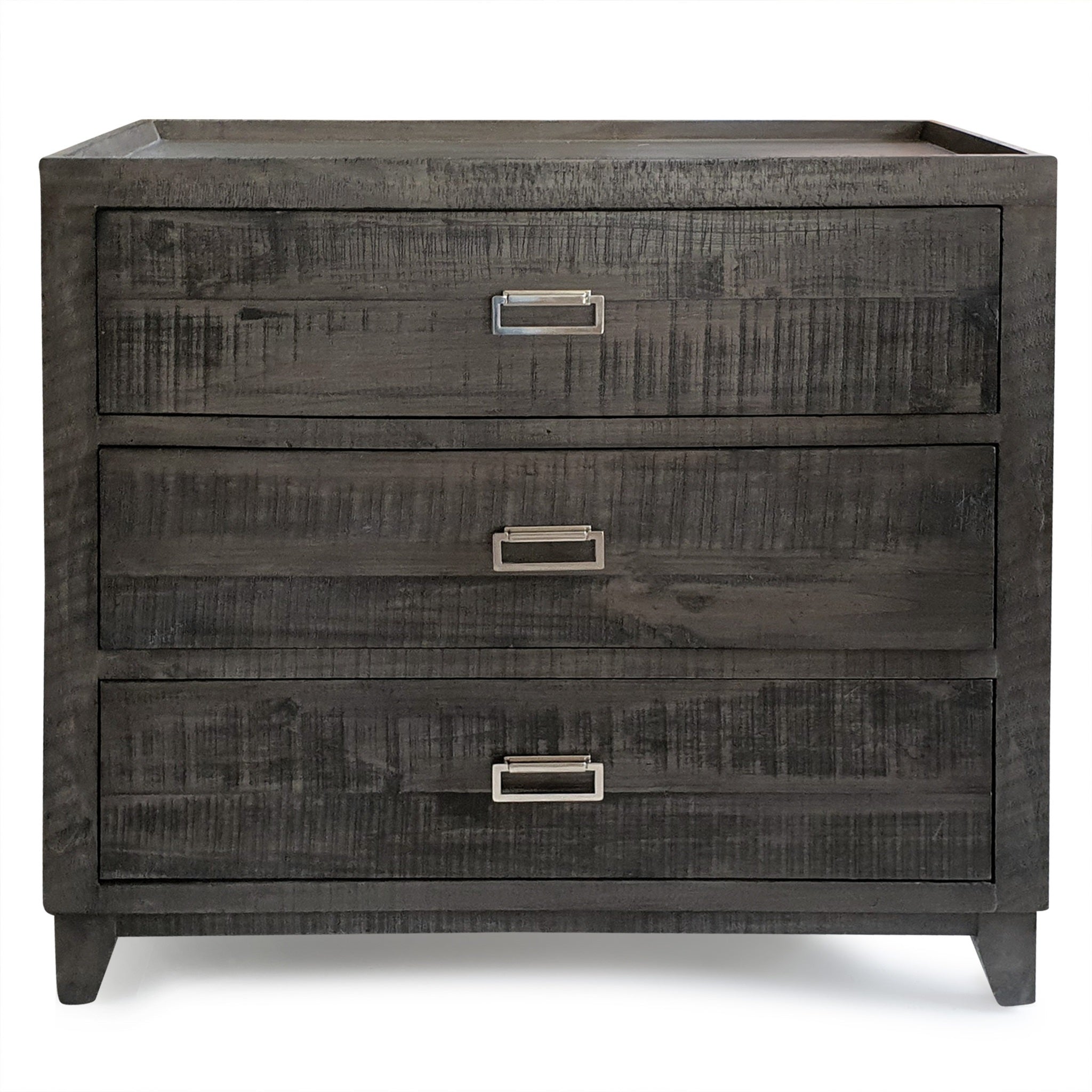 Cajonera negra de 3 cajones para almacenamiento - Vilá Decoración - Muebles y decoración en Medellín y Colombia