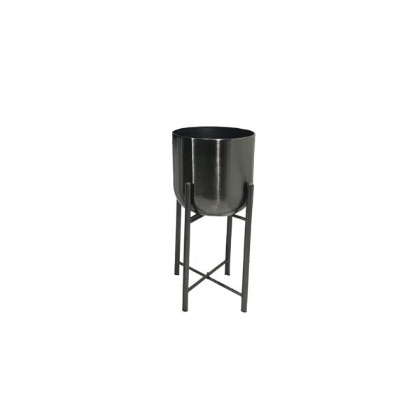 Plantador Negro Pequeño - Vilá Decoración