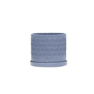 Plantador Circular Azul Pequeño - Vilá Decoración