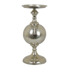 Candelabro de Piso Plateado Pequeño - Vilá Decoración