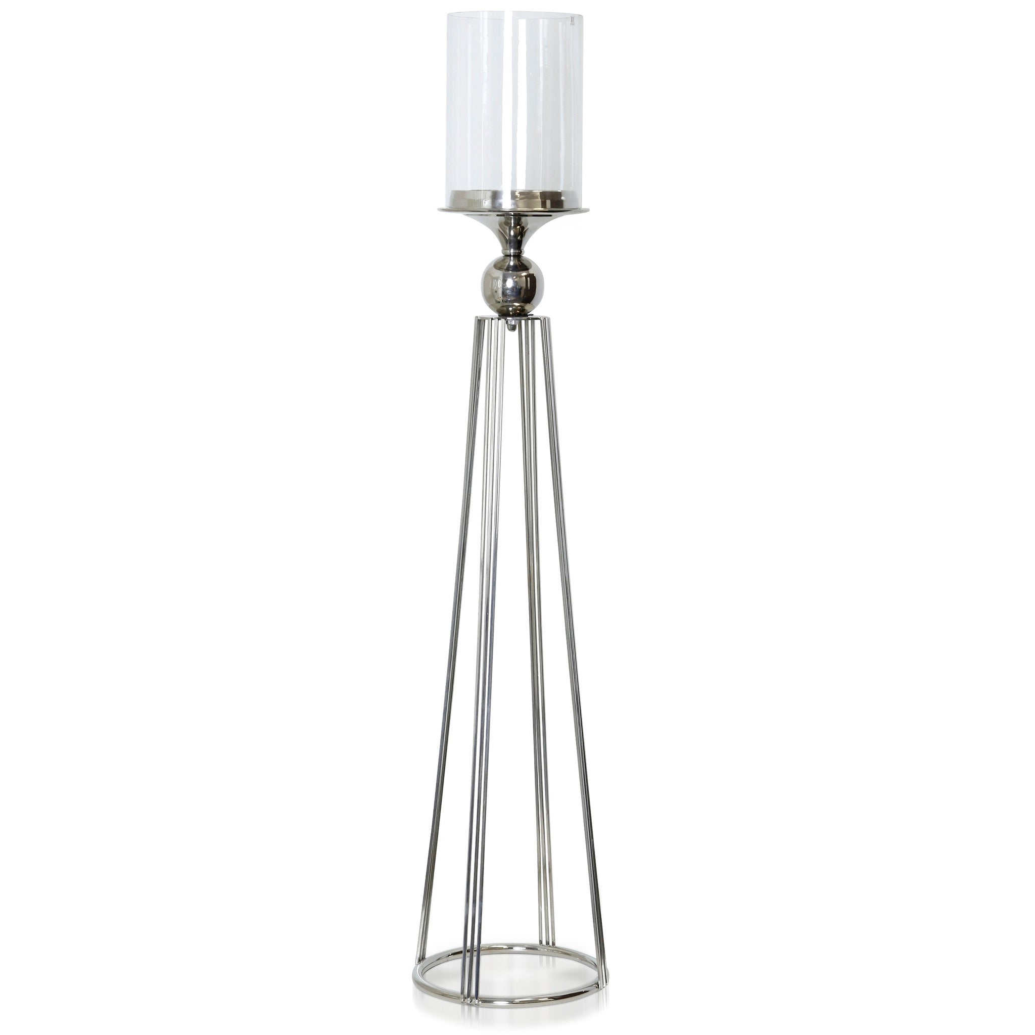 Candelabro de Piso Plata Grande - Vilá Decoración